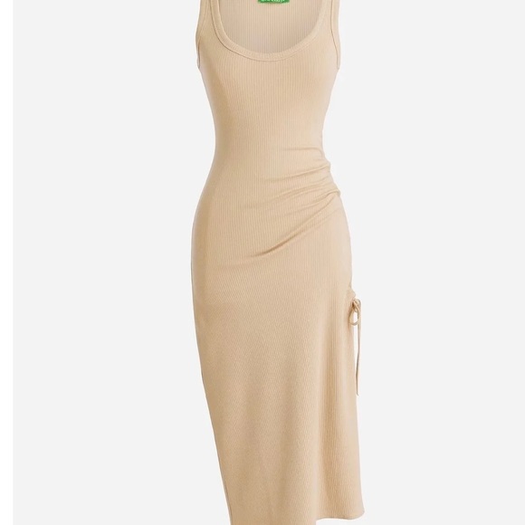 NWT - J.Crew Ruched MIDI Dress - Picture 4 of 7